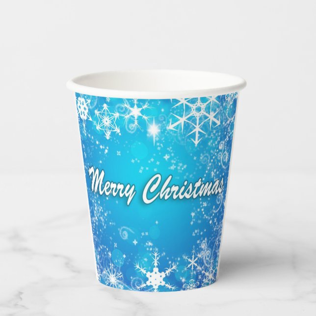 Merry Christmas paper cups (Front)