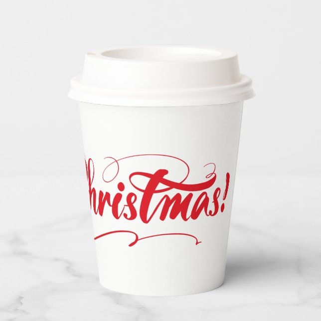 Merry Christmas  Paper Cups (Back)
