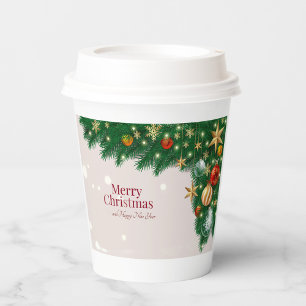 Merry Christmas Paper Cups