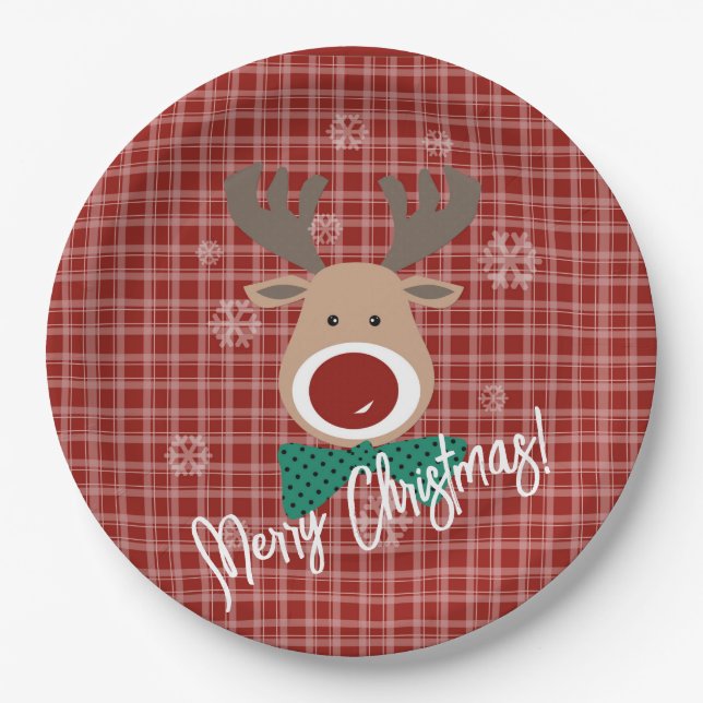 Merry Christmas! Paper Plate (Front)