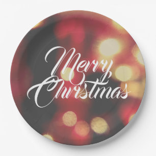 Merry Christmas Paper Plate