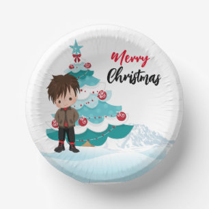 Merry Christmas Paper Plate