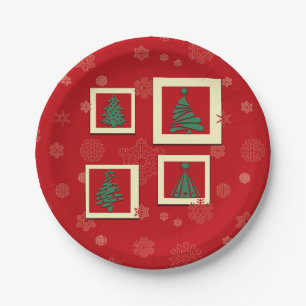 Merry Christmas Paper Plate