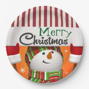 Merry Christmas Paper Plates