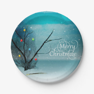 Merry Christmas - Paper Plates 7"