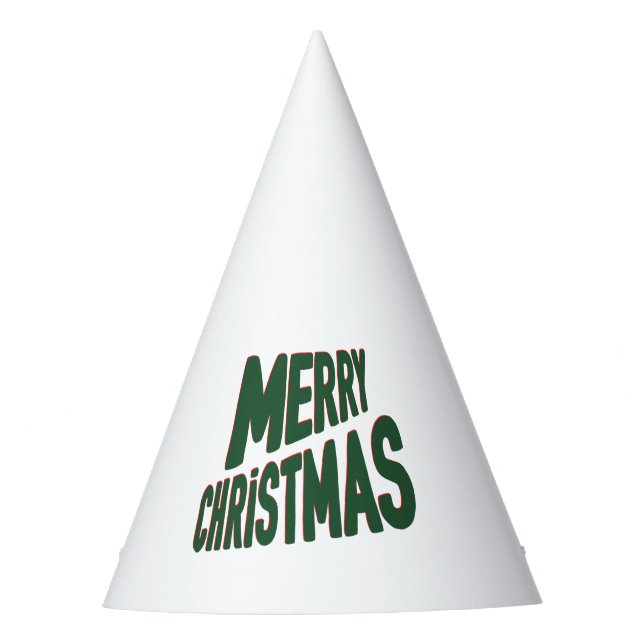 Merry Christmas Party Hat (Front)