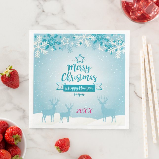 Merry Christmas Party Napkin (Insitu)