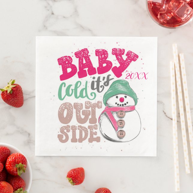 Merry Christmas Party Napkin (Insitu)