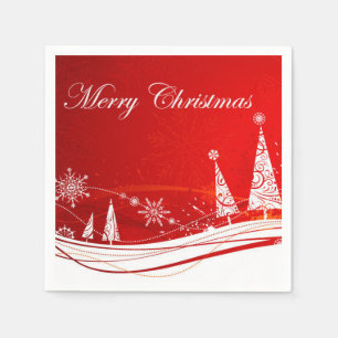 Merry Christmas Party Paper Napkins