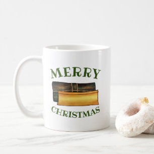 Merry Christmas Pasteles Puerto Rican Banana Cakes Coffee Mug
