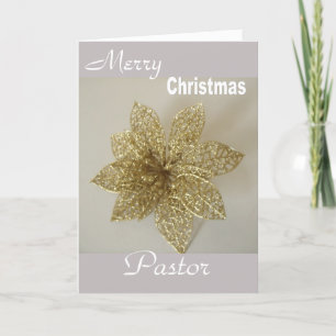 Merry Christmas Pastor Holiday Card