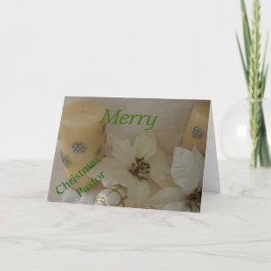 Merry Christmas Pastor Holiday Card