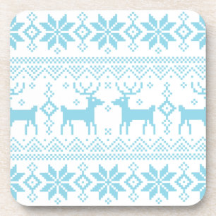 Merry Christmas pattern 1 Coaster