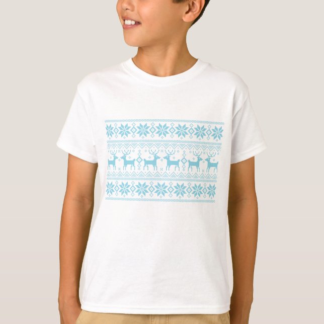 Merry Christmas pattern 1 T-Shirt (Front)