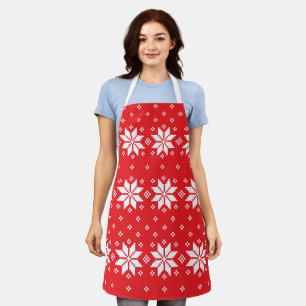 Merry Christmas pattern 5 Apron