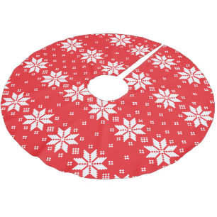 Merry Christmas pattern 5 Brushed Polyester Tree Skirt