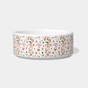 Merry Christmas Pattern Bowl