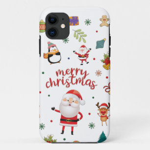 Merry Christmas Pattern iPhone 11 Case