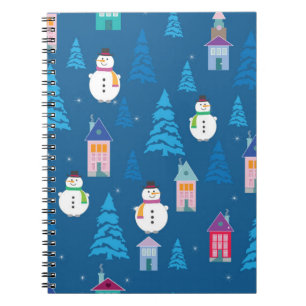Merry Christmas Pattern Notebook