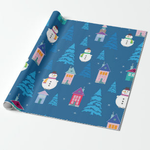 Merry Christmas Pattern Wrapping Paper