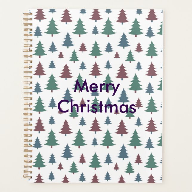 merry christmas patterne Planner Holiday Organizer (Front)