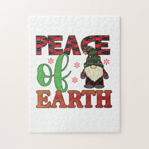 Merry Christmas Peace Of Earth Jigsaw Puzzle