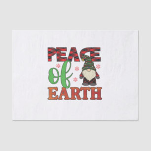Merry Christmas Peace Of Earth Tissue Paper