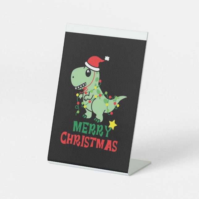  merry christmas pedestal sign (Front)