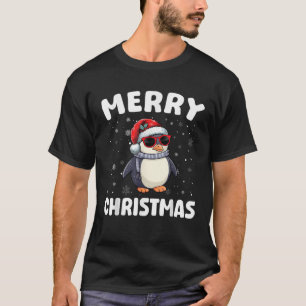 Merry Christmas Penguin Merry Xmas Funny Boy Girl  T-Shirt