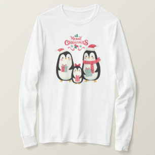 Merry Christmas Penguins T-Shirt