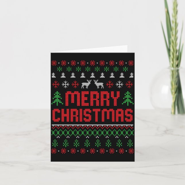 Merry Christmas Performance Card (Front)