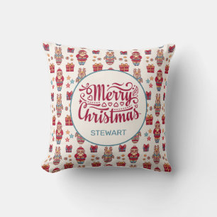 Merry Christmas Personalised Cushion