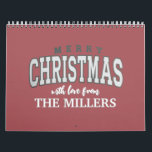 Merry Christmas Personalised Family Party 2025 Calendar<br><div class="desc">Merry Christmas Personalised Family Party 2025</div>