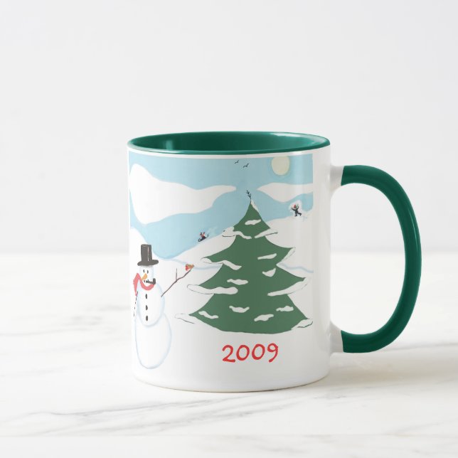 Merry Christmas- personalised mug (Right)