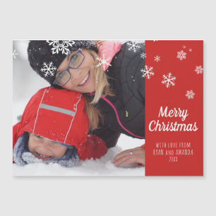 Merry Christmas Personalised Photo Christmas Card
