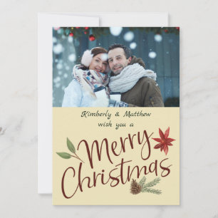 Merry Christmas Personalised Photo Holiday