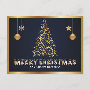 "Merry Christmas" Personalised Postcard
