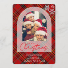 Merry Christmas Personalized Photo Card