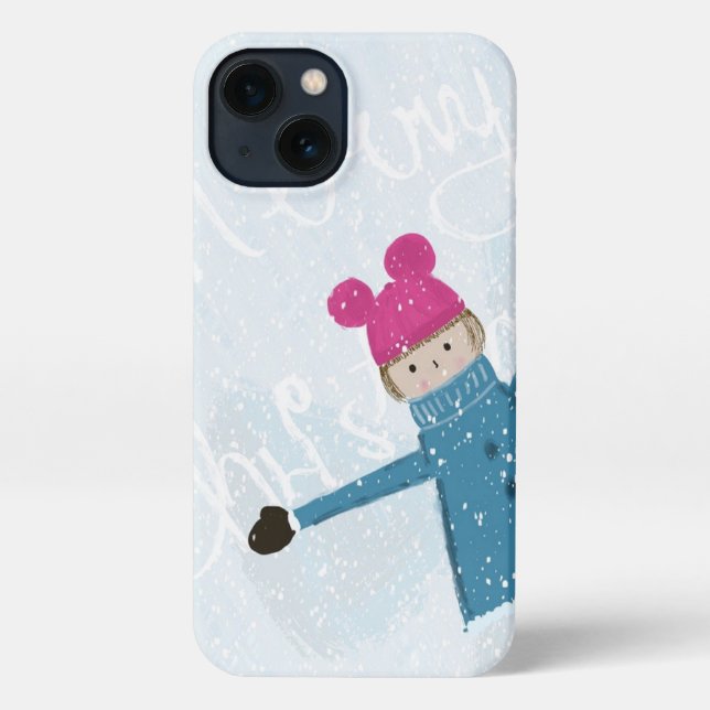 Merry Christmas phone case (Back)