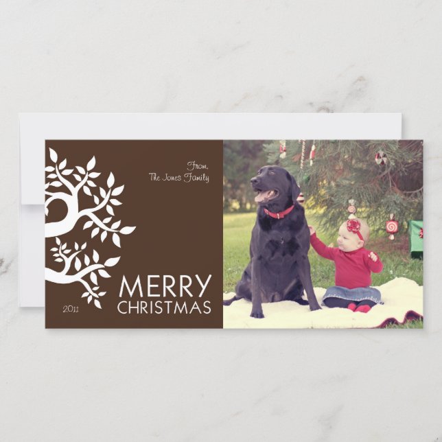 Merry Christmas Photo Card (Front)