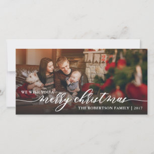 Merry Christmas Photo Card, Happy Holidays Holiday Card