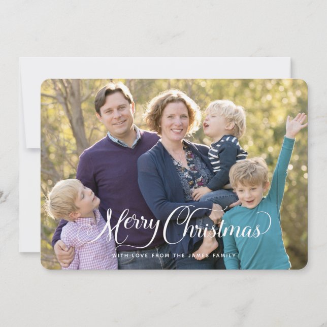 Merry Christmas Photo Cards (Front)