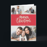 MERRY CHRISTMAS photo christmas greeting card<br><div class="desc">Highlight your favourite family photo on your holiday cards this season! Whether you celebrate Christmas,  Hanukkah or simply want to send our a New Year greeting to your friends and family,  Blush Paper Co. has the perfect holiday card for you.</div>