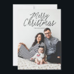 MERRY CHRISTMAS photo christmas greeting card<br><div class="desc"></div>