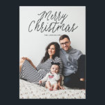 MERRY CHRISTMAS photo christmas greeting card<br><div class="desc"></div>