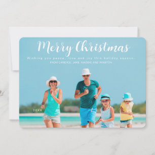 Merry Christmas Photo Christmas Holiday Card