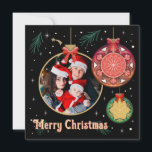 Merry Christmas Photo Family Friends Personalise Holiday Card<br><div class="desc">Merry Christmas Photo Family Friends Personalise Holiday Card is a great Christmas card to send to family,  friends and other loved ones. Personalise with your favourite photograph and send it with your special Christmas message and wishes. It is a holiday card they will cherish. Personalise it. Merry Christmas.</div>
