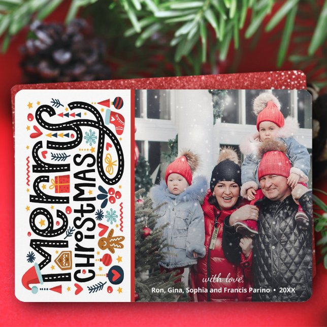 MERRY CHRISTMAS Photo Holiday Card (Creator Uploaded)