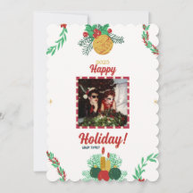 Merry Christmas Photo Holiday Card