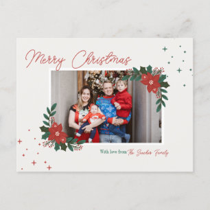 Merry Christmas Photo Holiday Postcard
